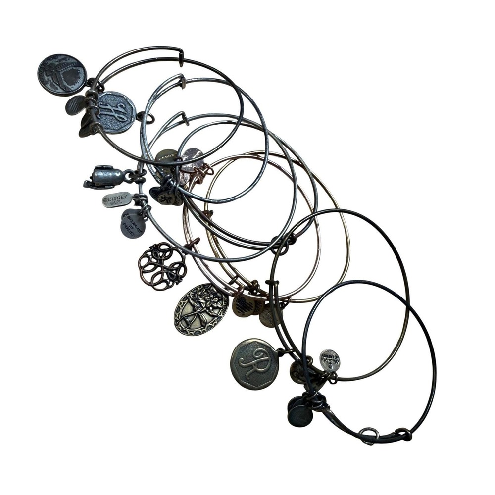 Boho Stackable Celestial Charm Bangle Lot of 8 from Alex and Ani